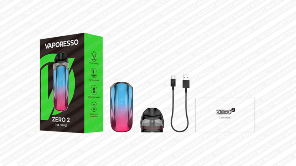 Oque vem na embalagem do Vaporesso Renova Zero 2 – POD System na Tech 