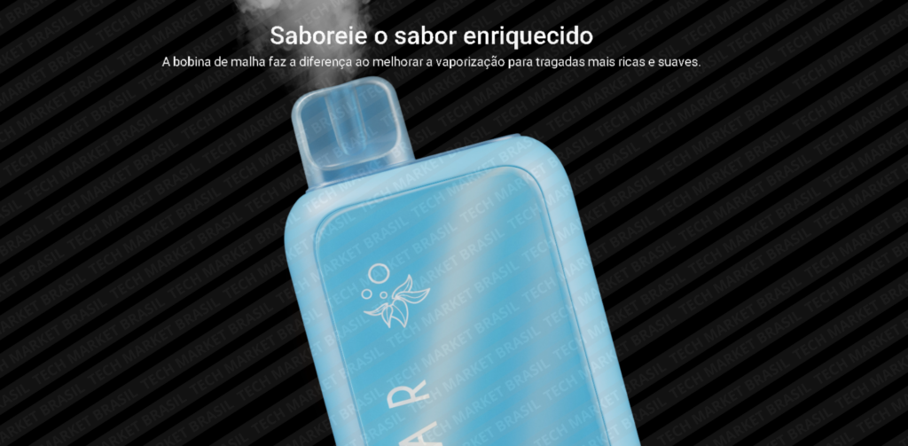 Bobina de malha do Pod Descartável Elf Bar Bc10000 - 10000 Puffs na Tech Market Brasil