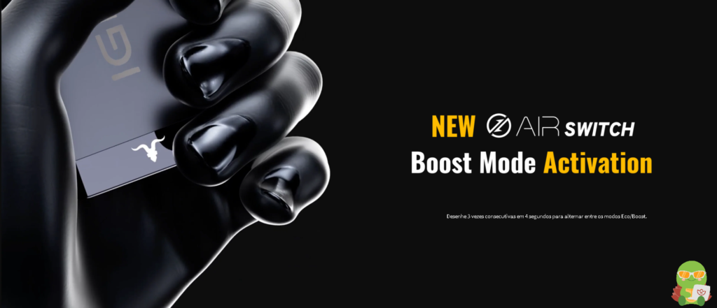Modos de vaporização do Pod Descartável Ignite V150 na Tech