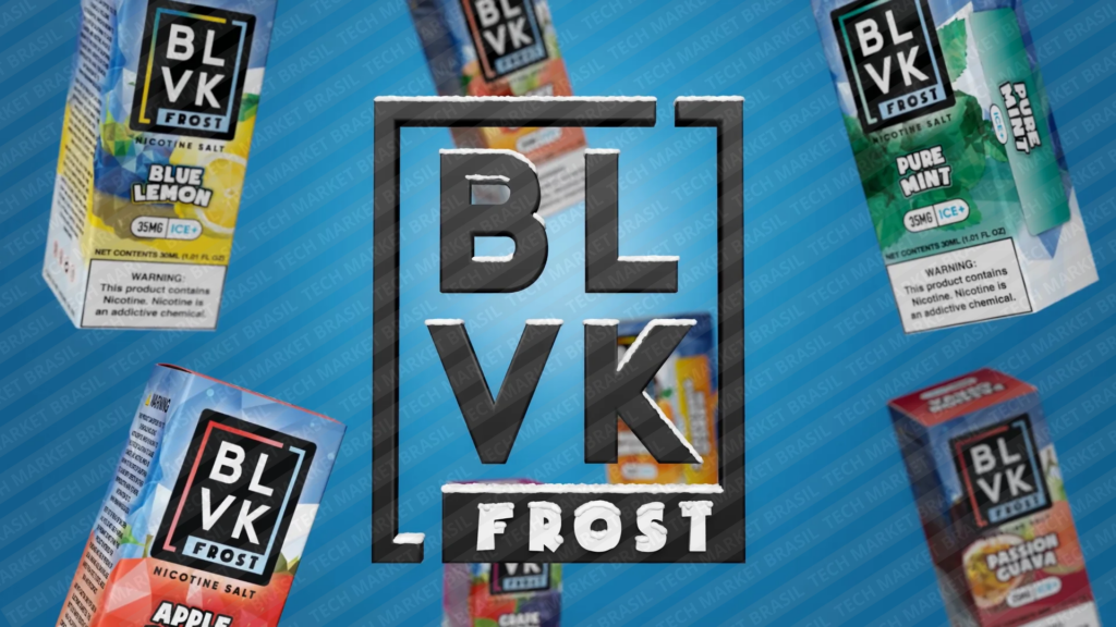 Banner do E-liquido BLVK Frost – Nic Salt – 30 ml