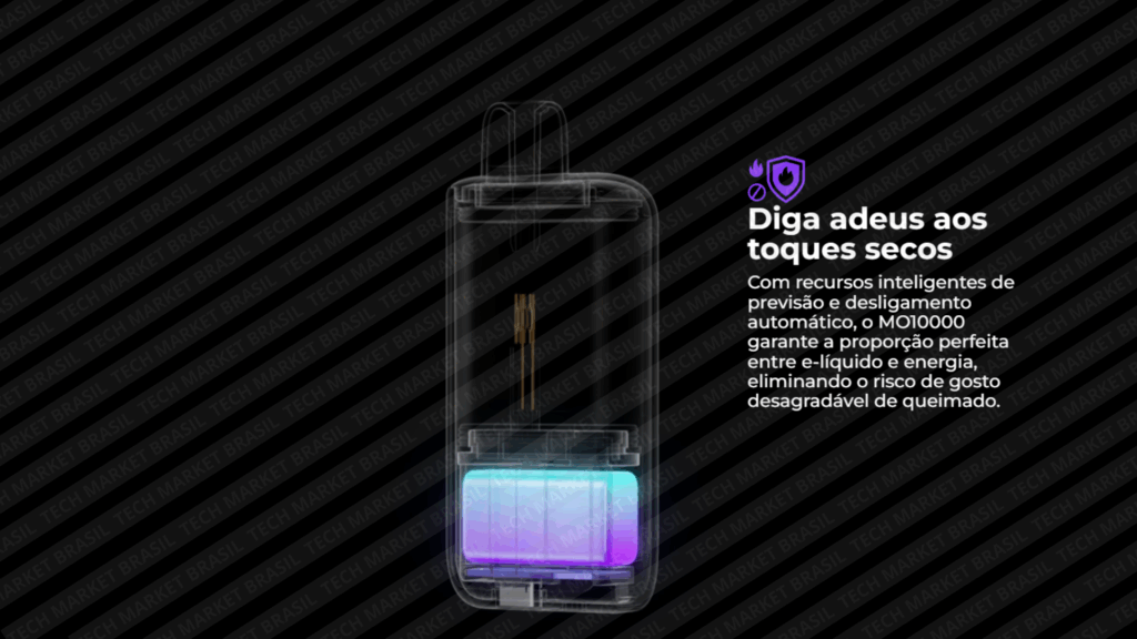 Prevenção de hits secos do Pod Descartável Lost Mary MO10000 na Tech Market Brasil