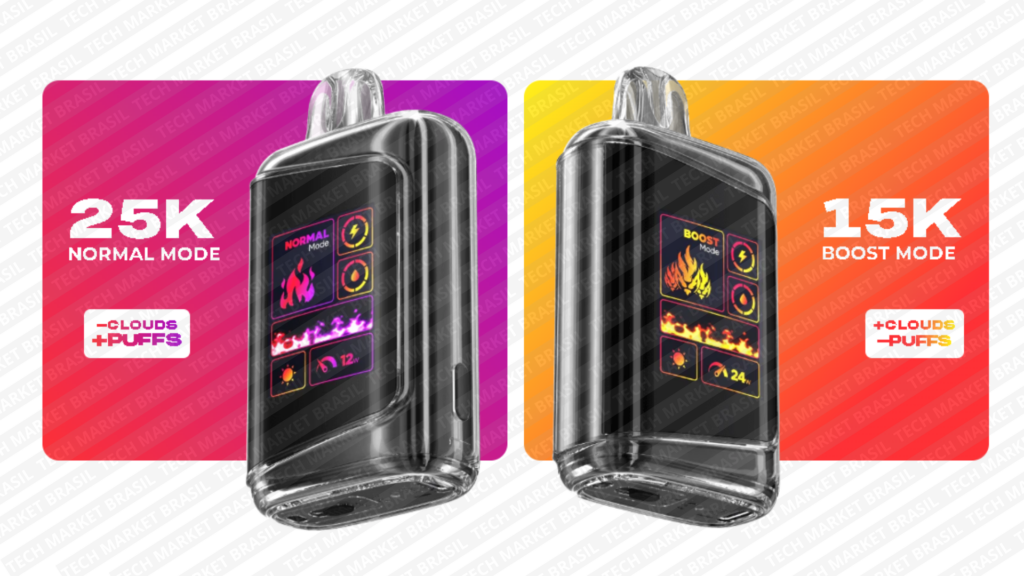 Duração do Pod Descartável NIKBAR N25000 – 25000 Puffs na Tech