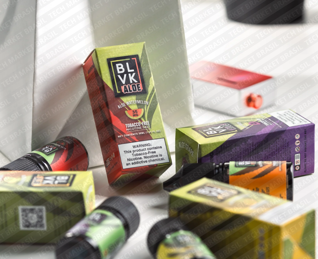Banner do E-liquido BLVK Aloe – Nic Salt na Tech