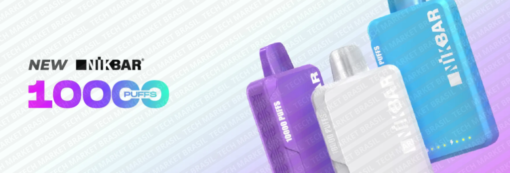 Banner do Pod Descartável Nikbar 10000 Puffs na Tech