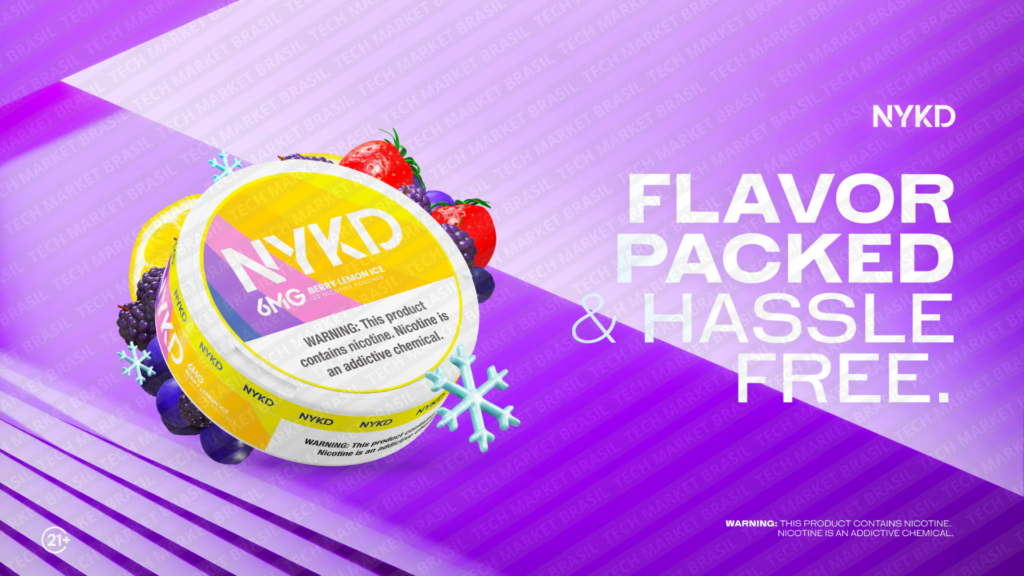 Banner do Snus NYKD na Tech Market Brasil