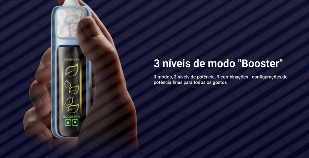 Sistema booster do Pod Descartável ELFBAR Nic King 40k - 40000 puffs na Tech Market Brasil