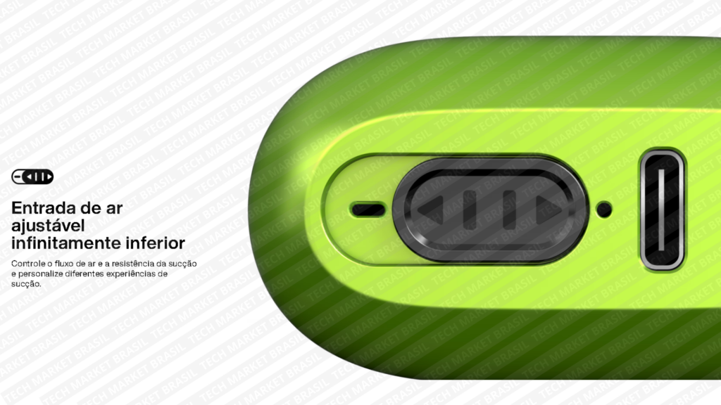 Fluxo de ar do Pod Descartável OXBAR G Turbo - 36000 puffs na Tech Market Brasil