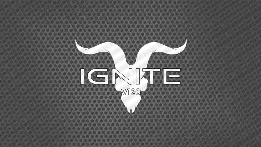 Banner Pod Descartável Ignite V120 na Tech Market Brasil