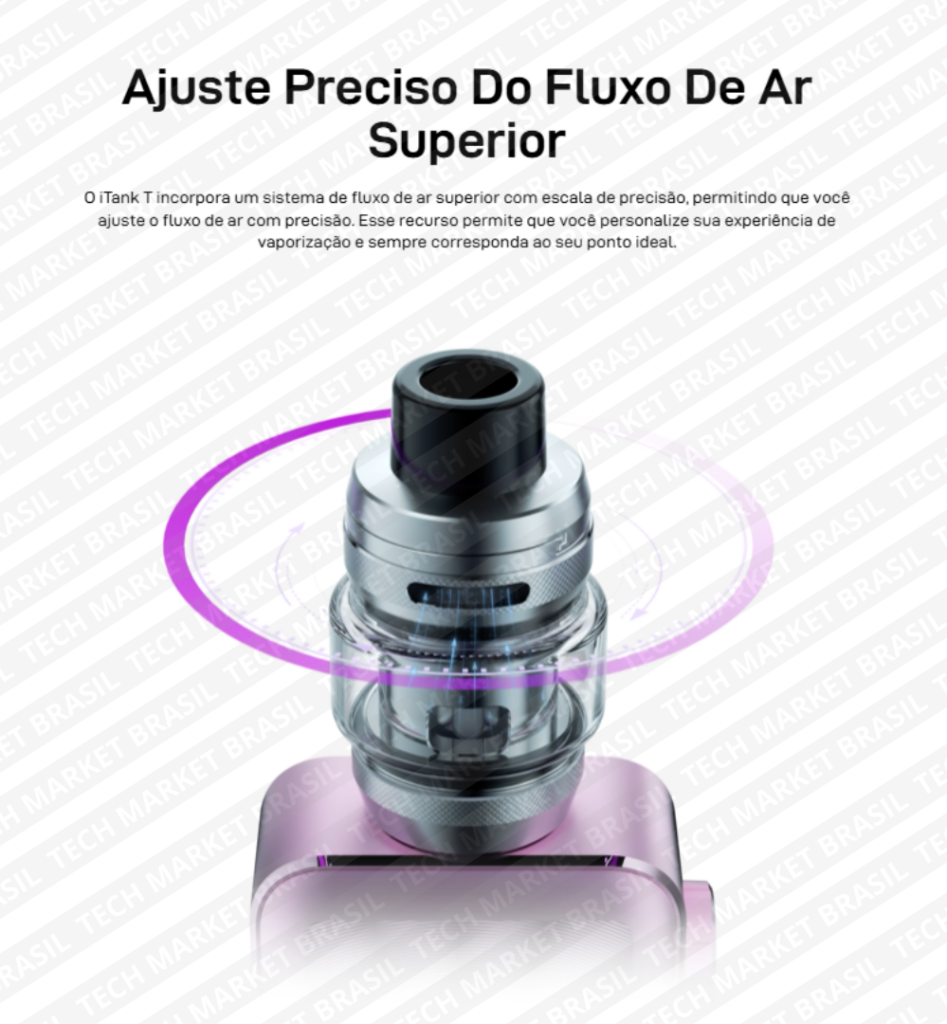Ajuste de fluxo de ar do Vaporizador Vaporesso GEN SE na Tech Market Brasil