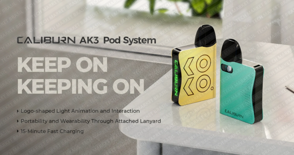 Banner do Pod SystemUwell CALIBURN AK3 na Tech Market Brasil