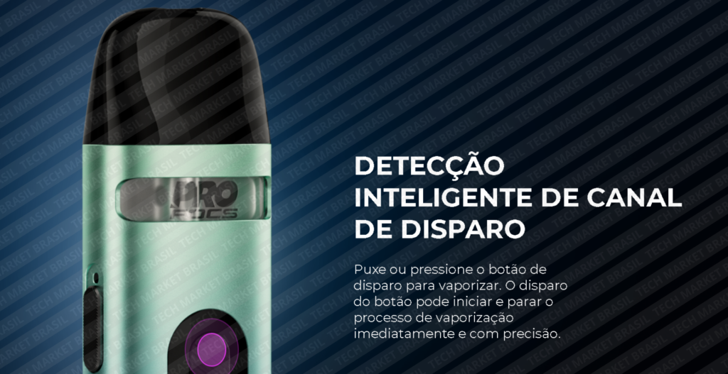 Formas de ativação do Pod System Uwell CALIBURN X na Tech Market Brasil
