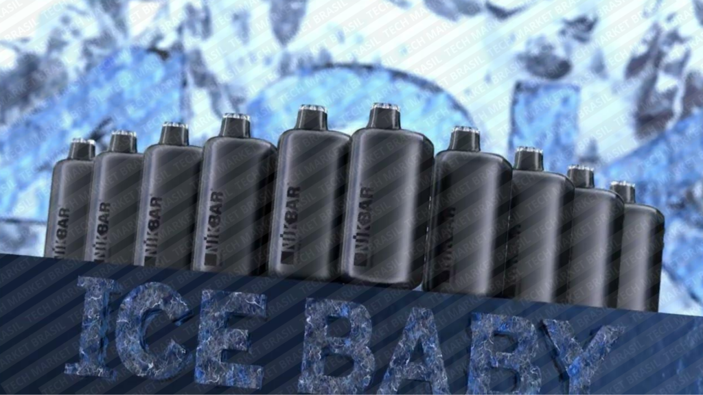 Banner do Pod Descartável Nikbar Ice Baby - 40000 puffs na Tech Market Brasil