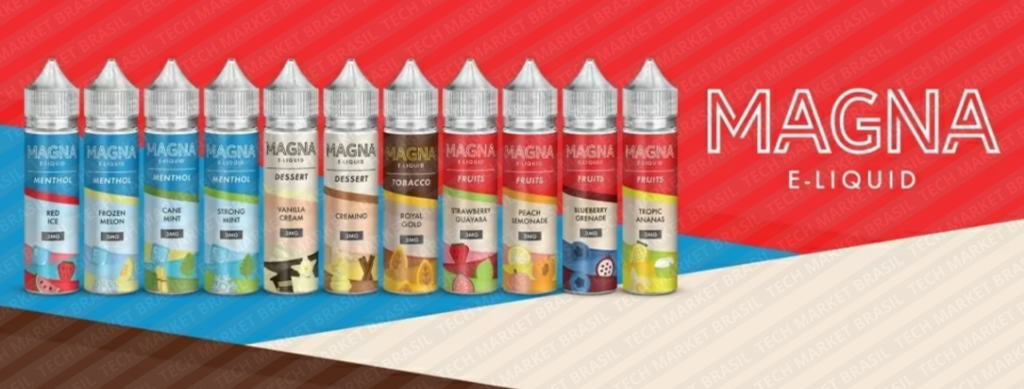 Banner E-liquido Magna Freebase na Tech Market Brasil