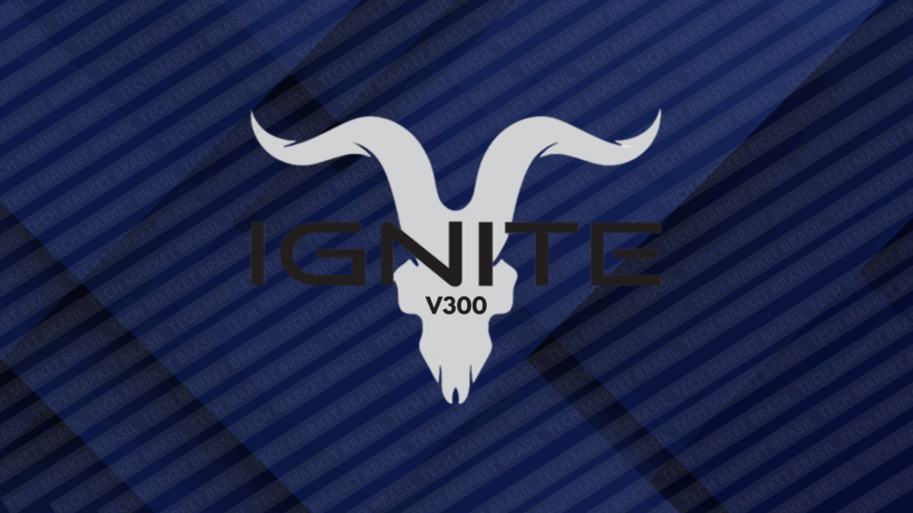 Banner do Pod Descartavél Ignite V300 na Tech Market Brasil