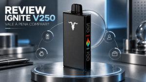 Review do Ignite V250 com tela e 25 mil puffs