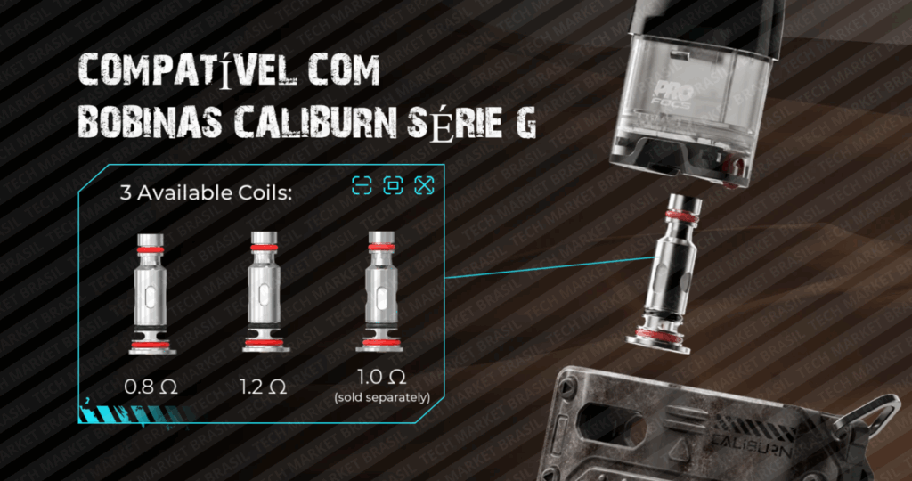 Compatibilidade do pod system uwell caliburn tenet koko na Tech Market
