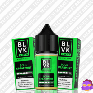 Principal do Nic Salt BLVK LMTD Sour Spearmint na Tech Market Brasil