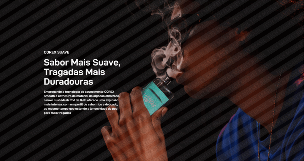 Tecnologia do Pod System Vaporesso Eco Nano 2 disponível na Tech Market Brasil.