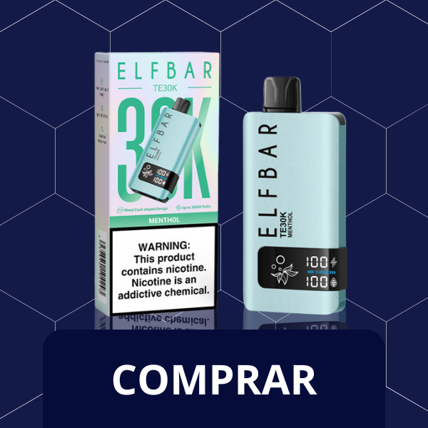 Top 2 Elf Bar TE30K sabor Menthol