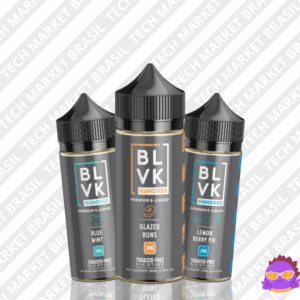 Principal do E-líquido Freebase BLVK Hundred na Tech Market Brasil