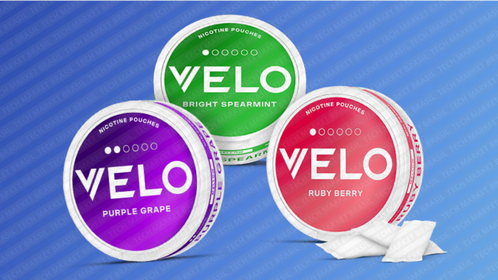 Banner do snus Velo na Tech Market Brasil