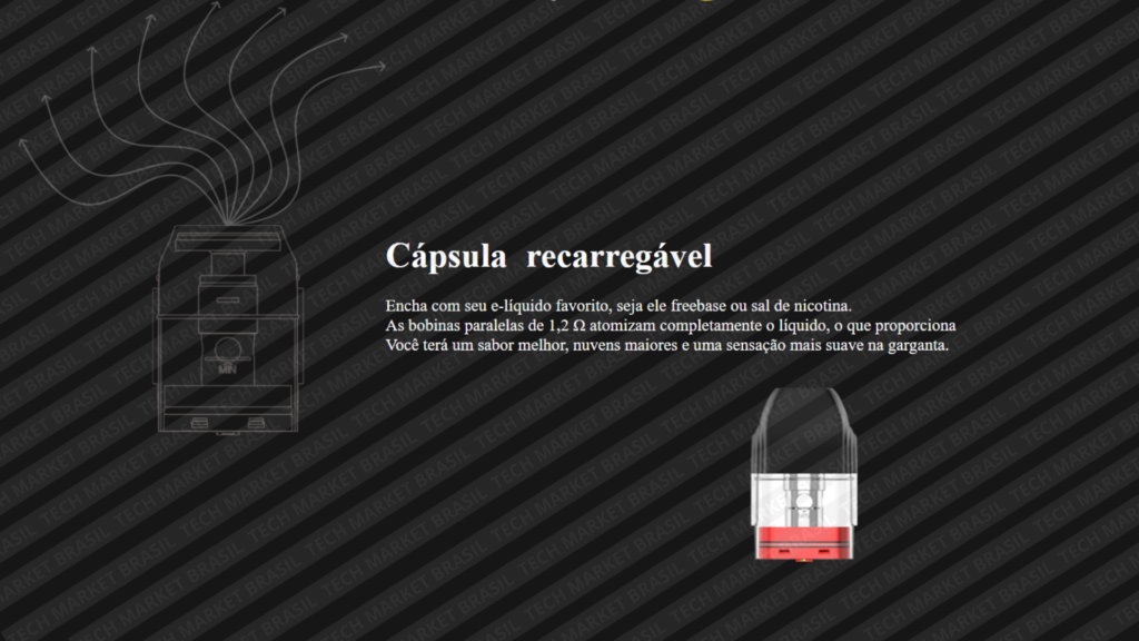 Capsula Recarregavel do Pod System Uwell Caliburn Koko