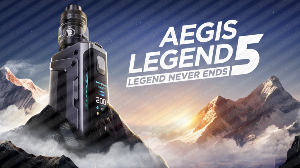 Banner do Vape Mod Geek Vape Aegis Legend 5 na Tech Market Brasil
