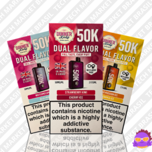 Principal do Pod Dinner Lady 50k Dual Flavor na Tech Market Brasil