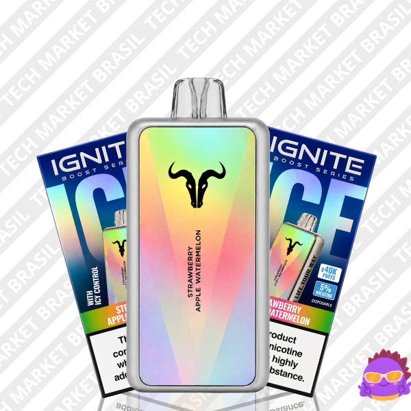 Principal do Pod Descartável Ignite V400 Slim ICE na Tech Market Brasil
