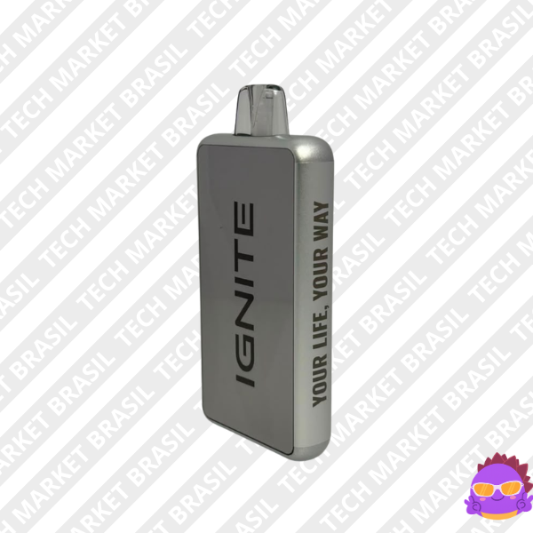 Traseira do Pod Descartável Ignite V400 Slim ICE na Tech Market Brasil
