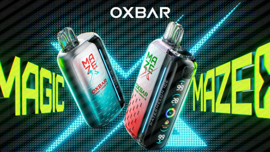Banner do Pod Descartável Oxbar Magic Maze X na Tech Market Brasil