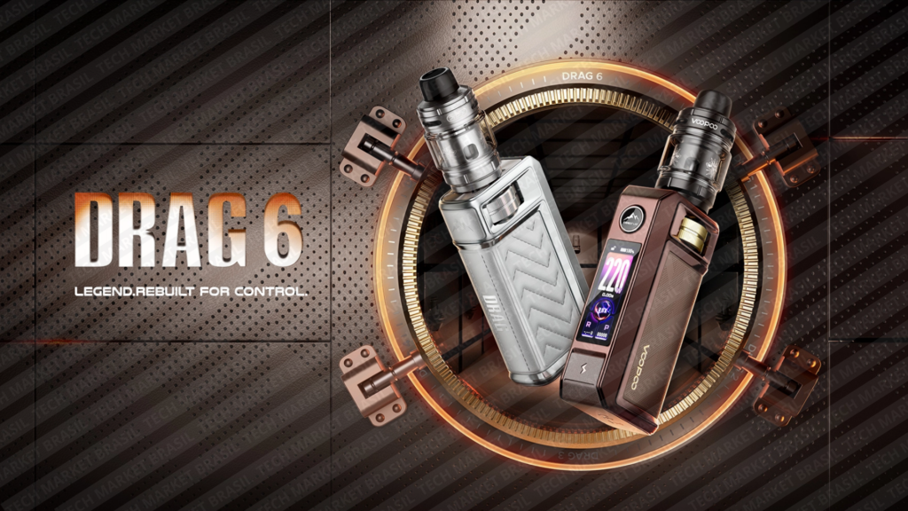 Banner do Vape Drag 6 KIT - 220w na Tech Market Brasil