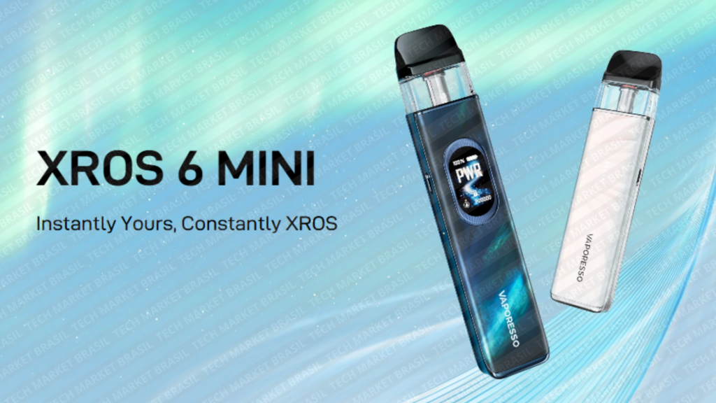 Banner do Pod System Vaporesso Xros 6 mini na Tech Market Brasil