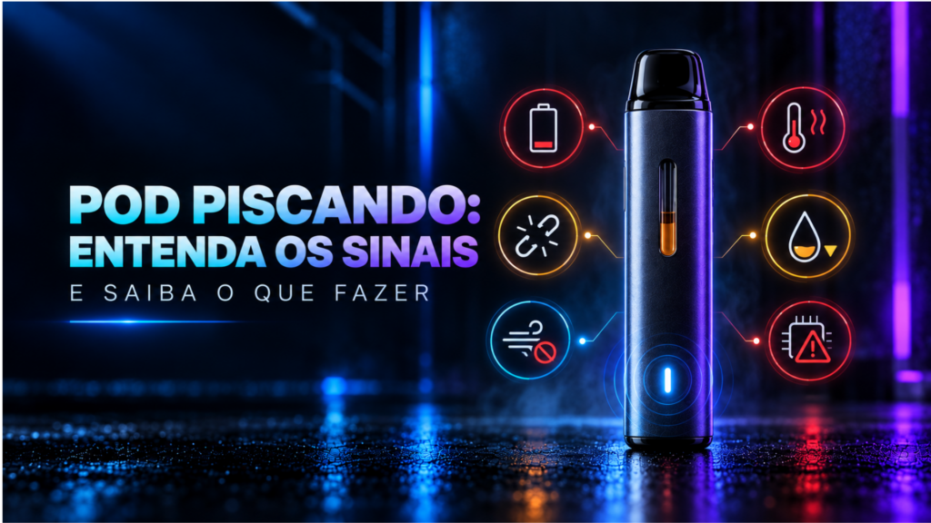 Pod piscando e possíveis significados do alerta