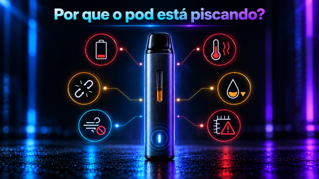 Principais motivos que fazem a luz do pod piscar