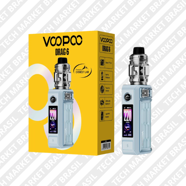 Vape Voopoo 6 kit - Cor Blue