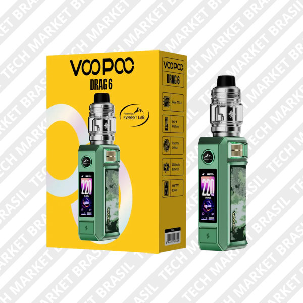 Vape Voopoo 6 kit - Cor Green