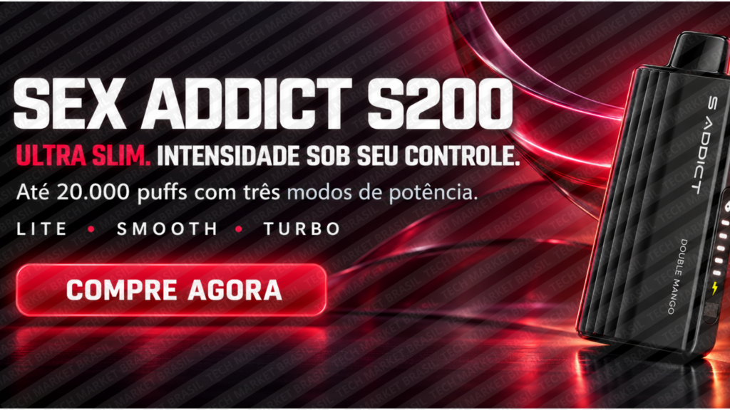 Banner do Pod Descartável Sex Addict S200 Ultra Slim 