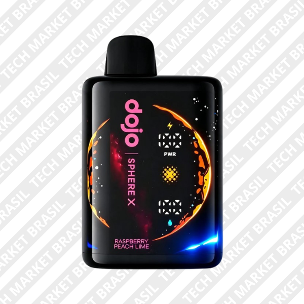 Pod Descartavel Vaporesso Dojo Sphere X 40k - Raspberry Peach Lime