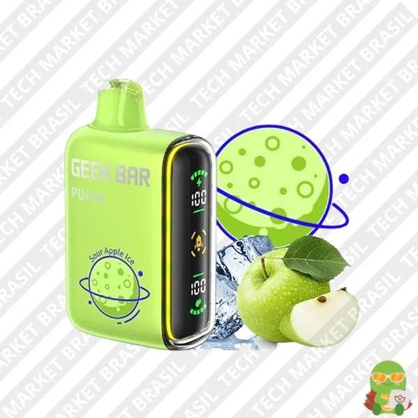 Geek Bar Pulse Zodiac – 15000 Puffs – 550mAh Sour apple Ice