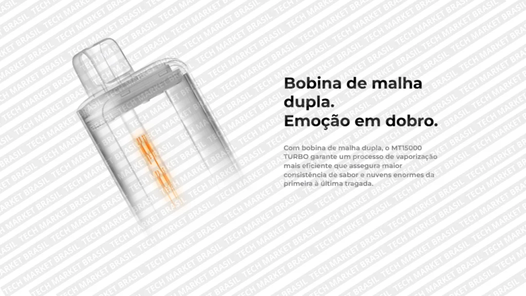 Bobina de Malha do Pod Descartavél Lost Mary MT15000 na Tech