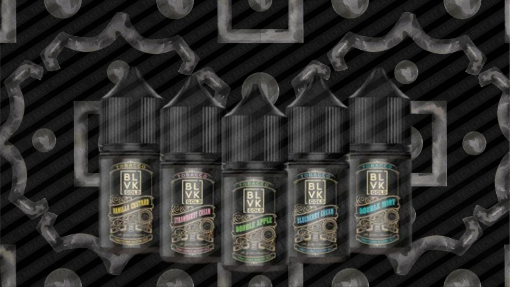 Banner do E-liquido BLVK Gold na Tech Market Brasil