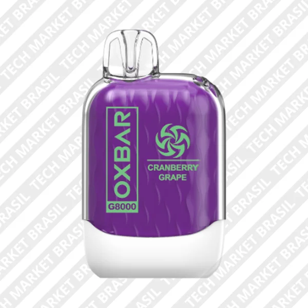 OXBAR G8000 – 8000 Puffs – Pod Descartavél cranberry grape