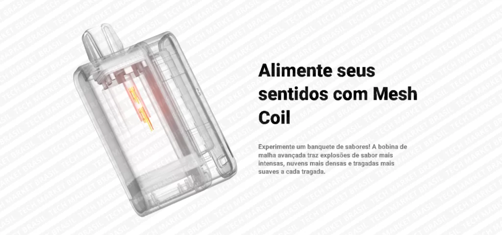 Coil Mesh do Pod Descartavél ELFBAR EW16000 SMART KIT na Tech