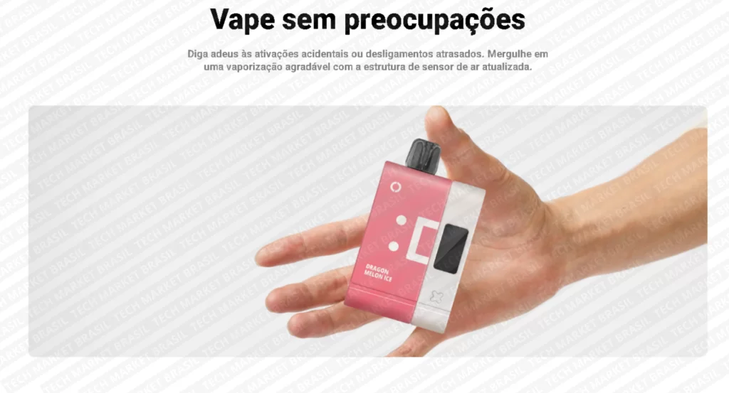 Ativação acidental do Pod Descartavél ELFBAR EW16000 SMART KIT na Tech