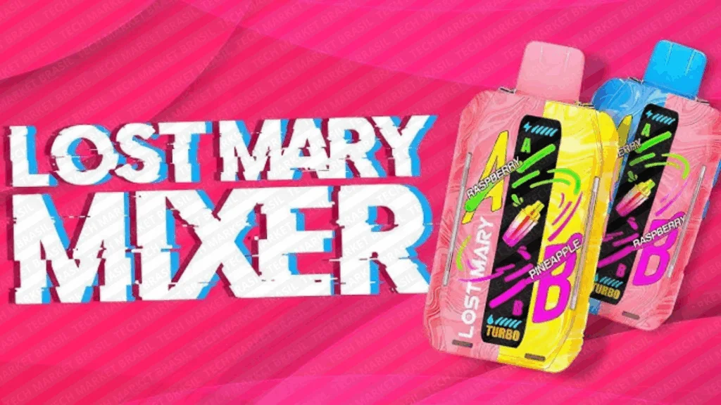 Banner do Pod Descarável Lost Mary Mixer 30k na Tech Market Brasil
