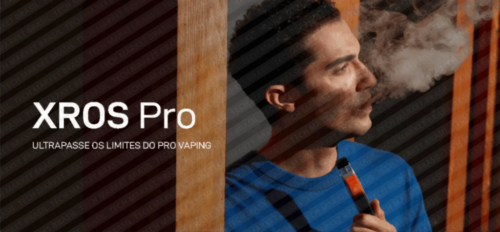 Banner do Pod System Vaporesso XROS Pro com design moderno