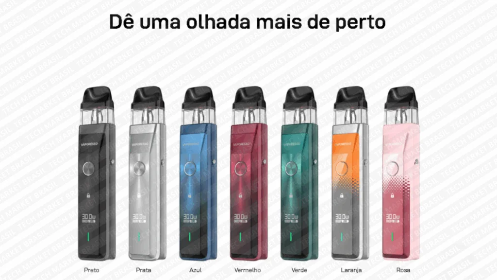 Cores disponíveis do Pod System Vaporesso XROS Pro com design sofisticado