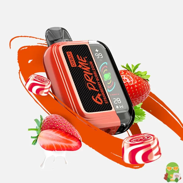 Pod Descartável OXBAR G Prime Strawberry Bubblegum na Tech