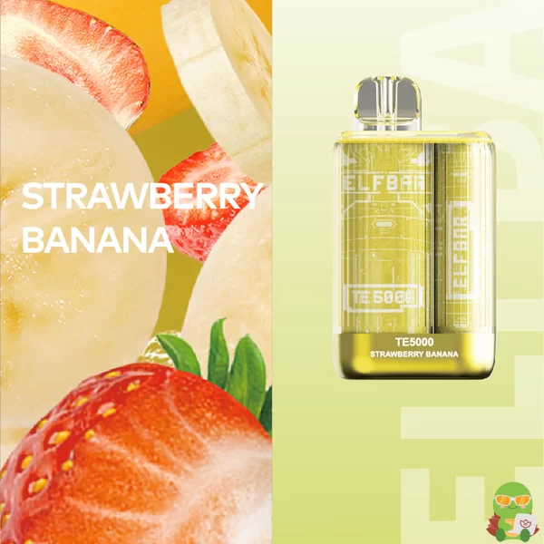 Foto do Pod Descartavel Te5000 strawberry Banana